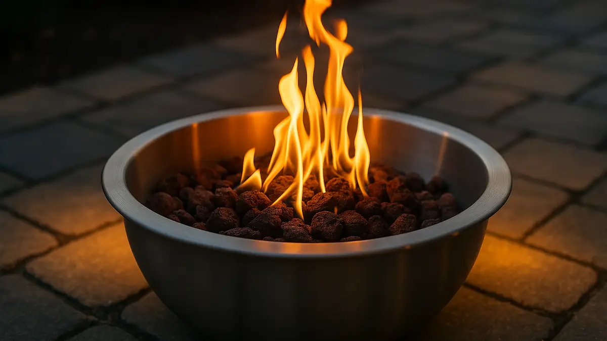 Gas-Feuerstelle kaufen: Tische, Schalen und Einsätze